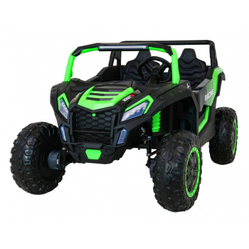 Buggy ATV Racing dla 2 dzieci Zielony + Napęd 4x4 + Pilot + Wolny Start + MP3 LED